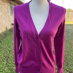Women Cardigan.Brand MNG By Mango. Magenta.Sz M.